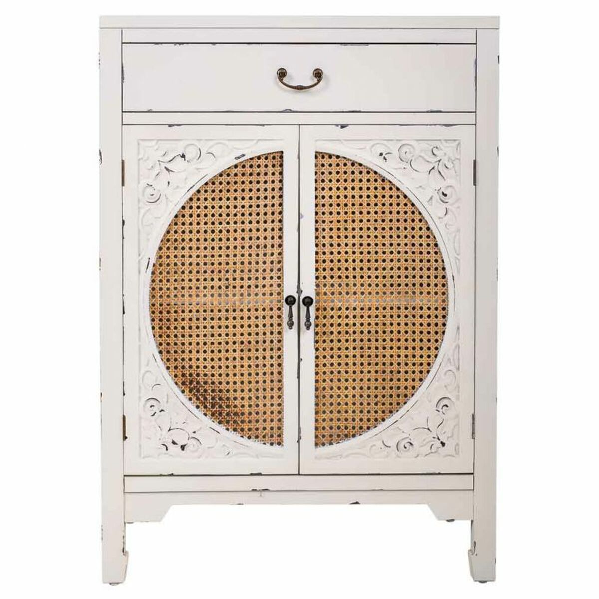 Hallmöbel med lådor Alexandra House Living Vit 36 x 100 x 70 cm - 4