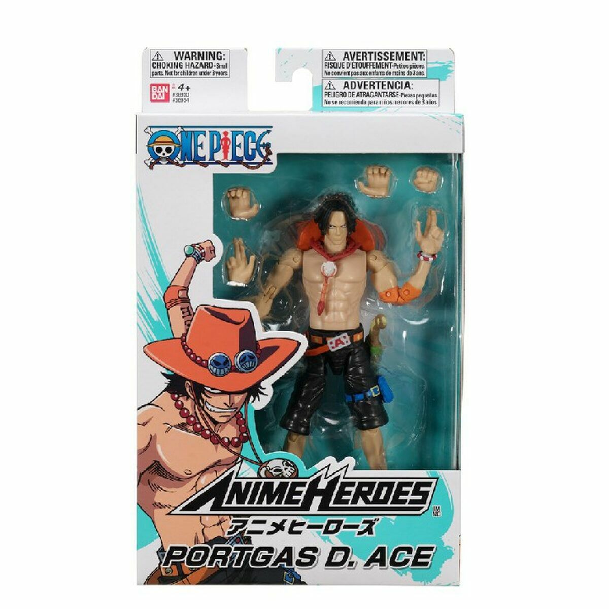 Actionfigurer One Piece Bandai Anime Heroes: Portgas D. Ace 17 cm - 8