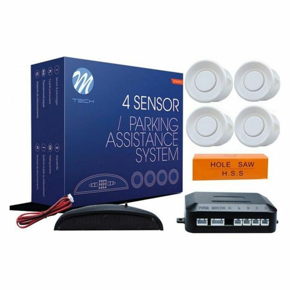 Parking Sensor M-Tech Vit (4 x 21,5 mm)