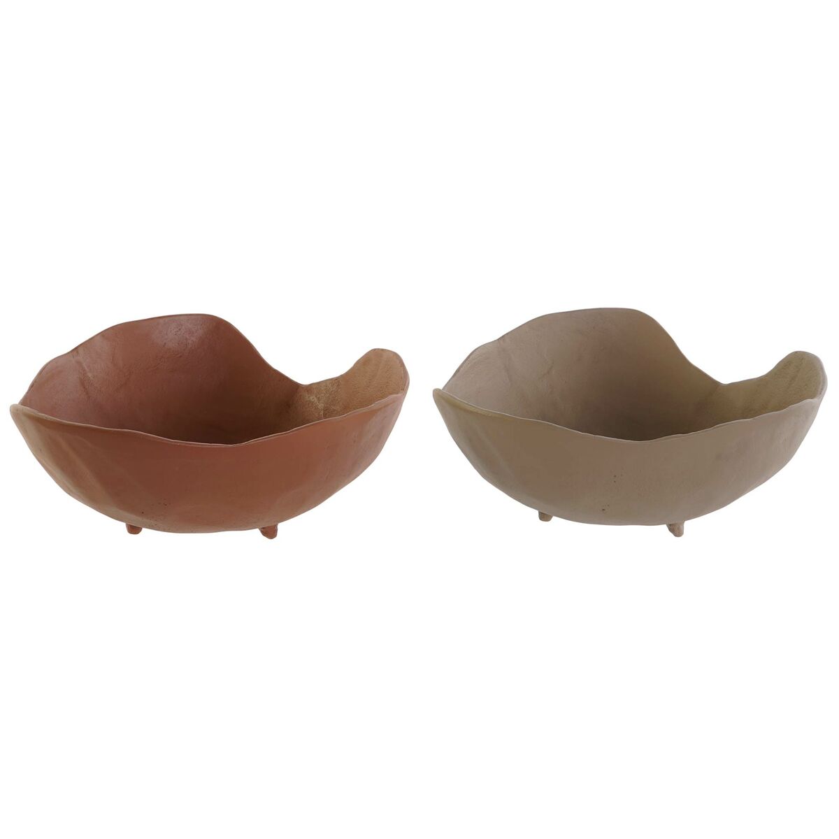 Bordsdekoration DKD Home Decor Beige Terrakota n Urban 27 x 27 x 11 cm (2 antal) - 4