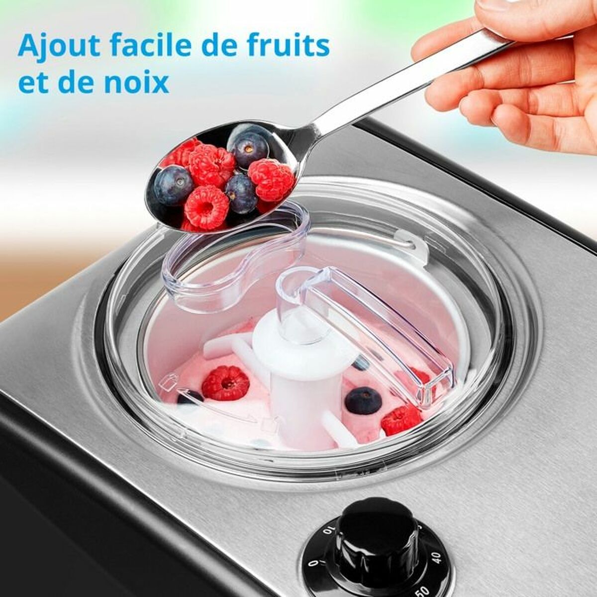 Glassmaskin Medion Rostfritt stål 150 W 1,5 L - 4