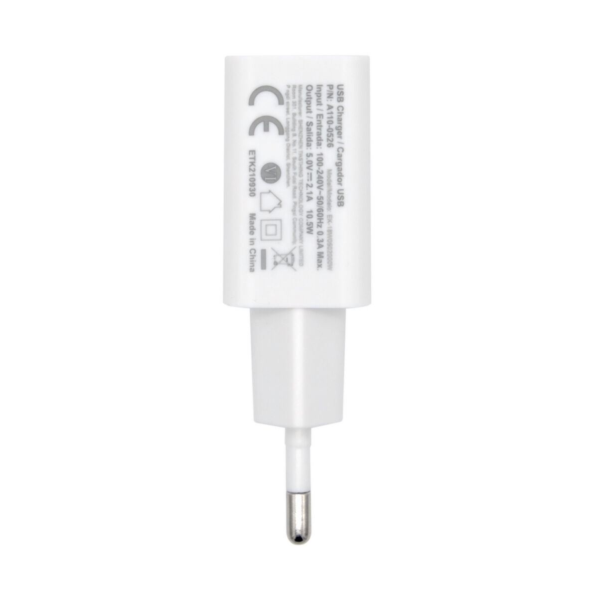 Väggladdare Aisens A110-0526 Vit 10 W - 2