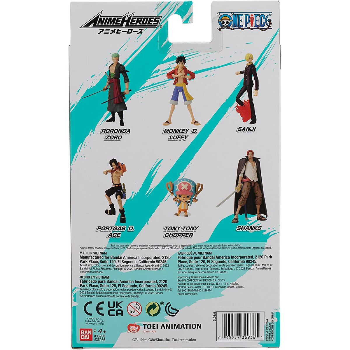 Actionfigurer One Piece Bandai Anime Heroes: Tony Tony Chopper - 7