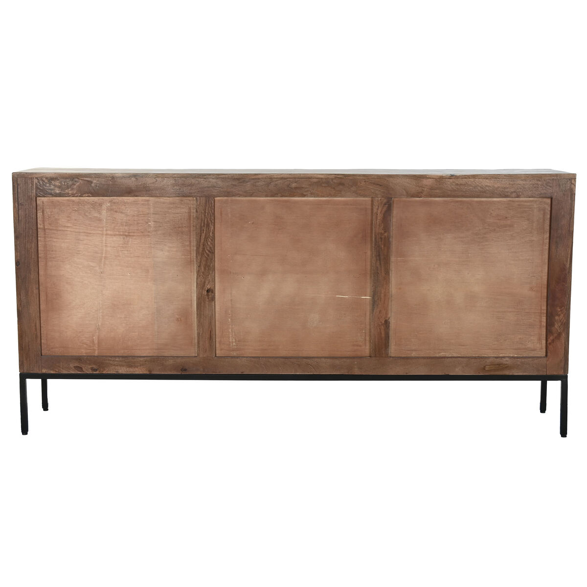 Skänk Home ESPRIT Vit Metall Mangoträ 180 x 40 x 85 cm - 2