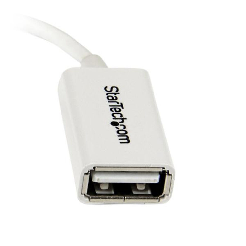 Kabel Micro-USB till USB Startech UUSBOTGW             Vit - 2