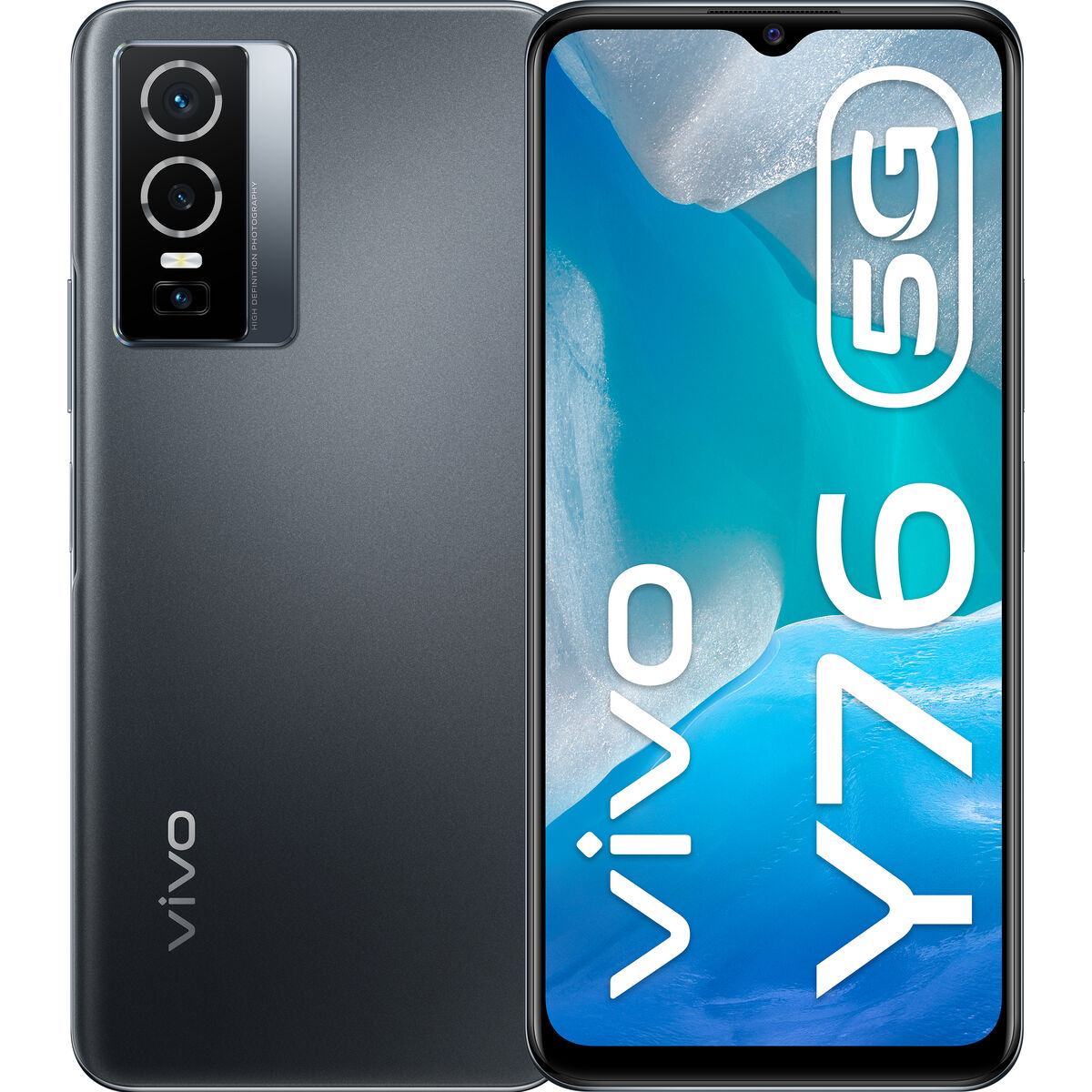 Smartphone Vivo Vivo Y76 5G Svart 6,58“ 8 GB RAM Octa Core MediaTek Dimensity 6,6" 1 TB 256 GB - 4