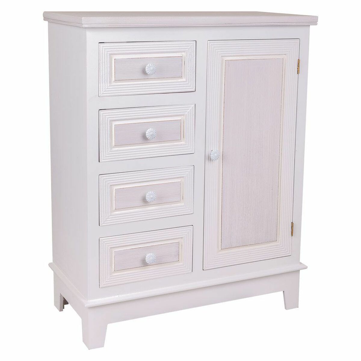 Hallmöbel med lådor Alexandra House Living Vit 32 x 84 x 66 cm