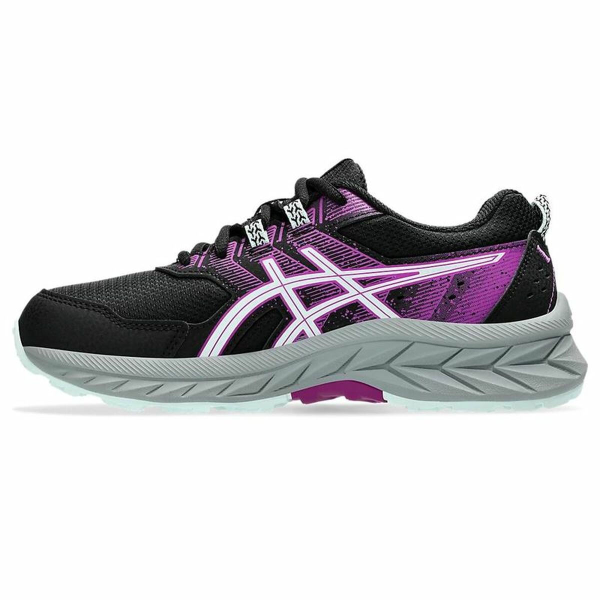 Sportskor för barn Asics Pre Venture 9 Gs Svart Rosa - 2