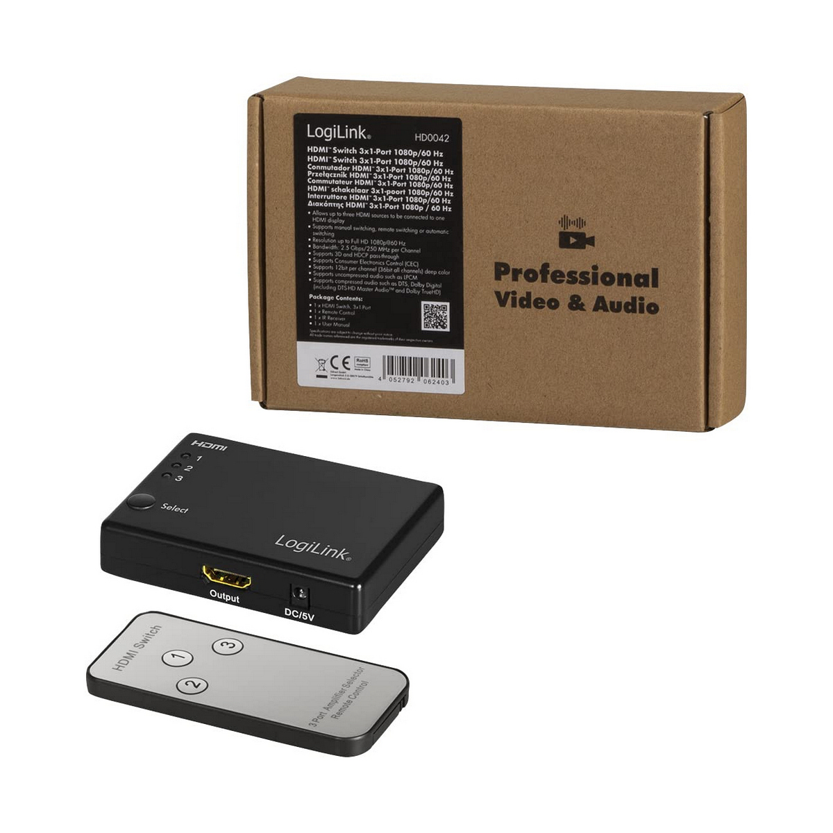 HDMI-brytare LogiLink - 14