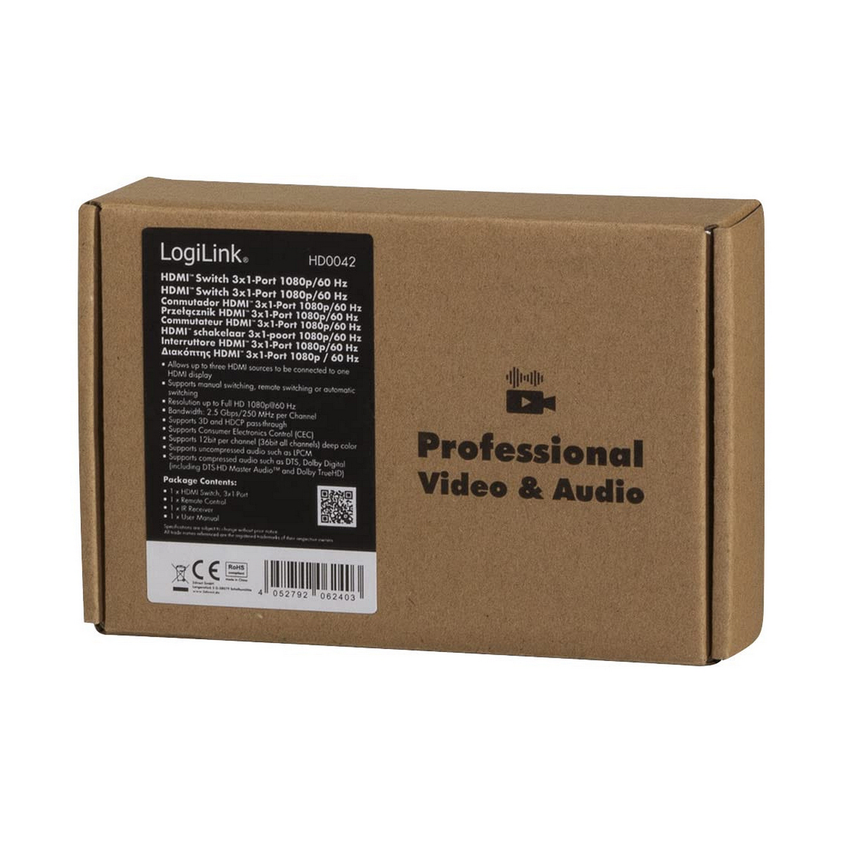 HDMI-brytare LogiLink - 13