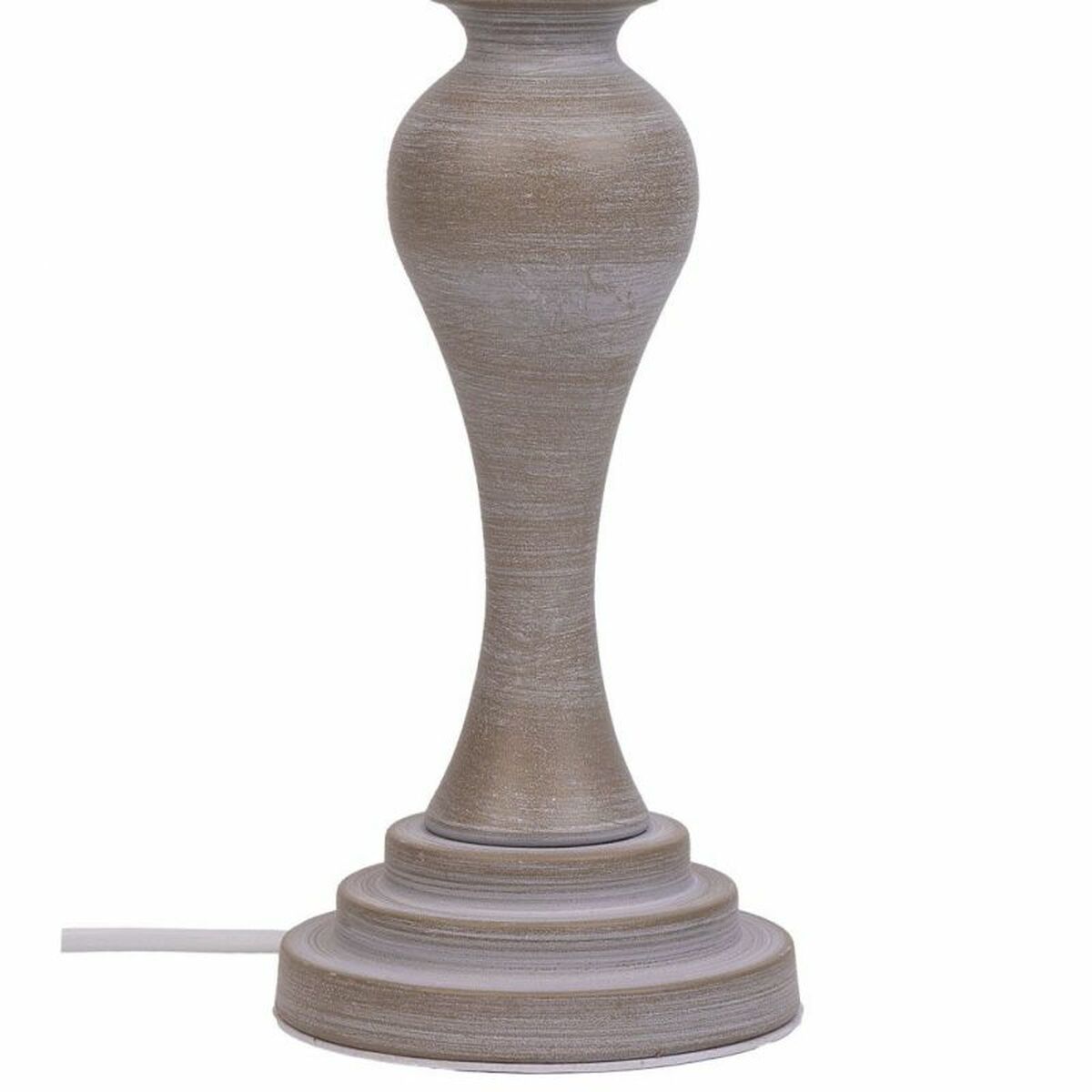 Bordslampa Alexandra House Living Vit Grå Metall Tyg 220-240 V 25 x 50 x 25 cm - 7