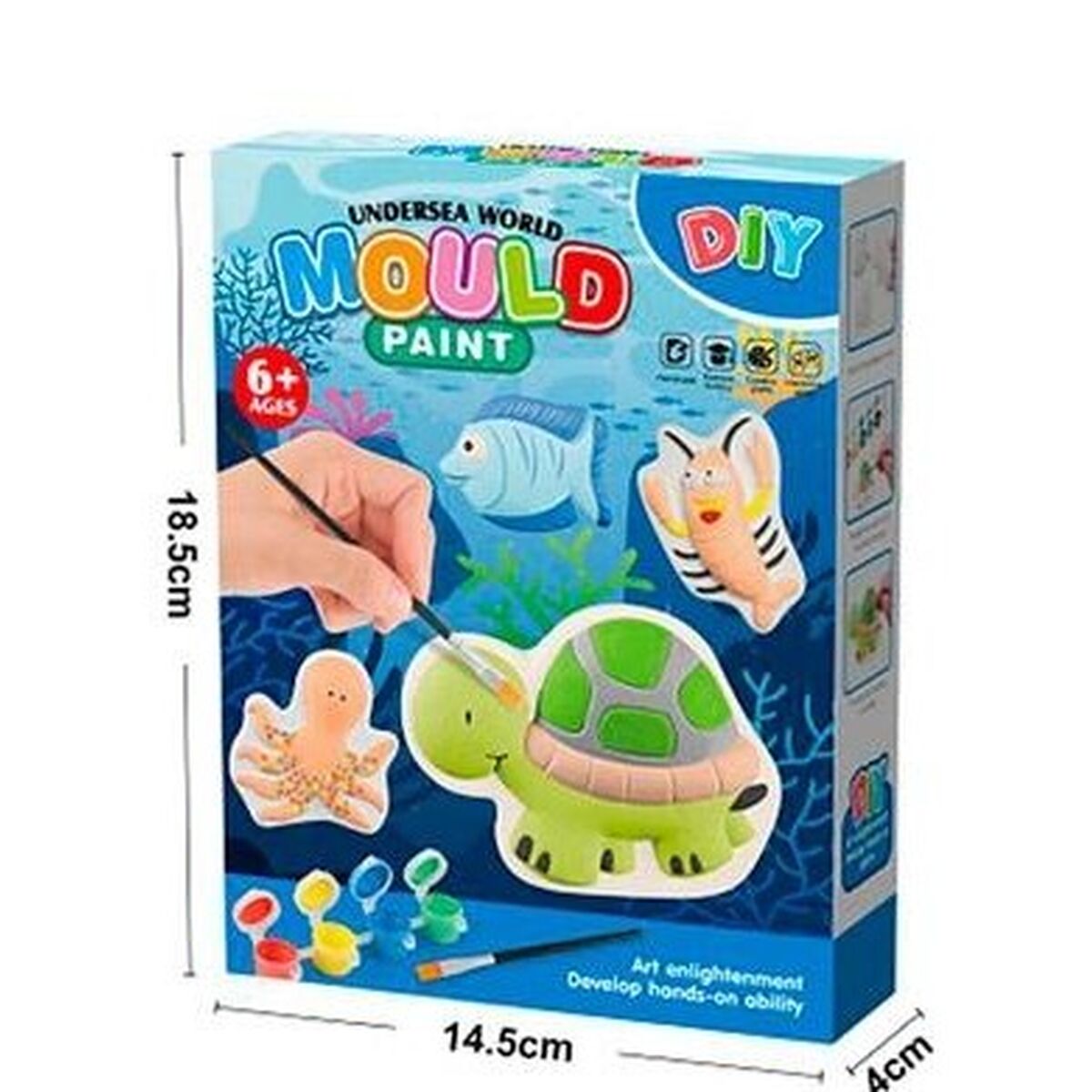 Målarset Roymart Multicolour Sköldpadda