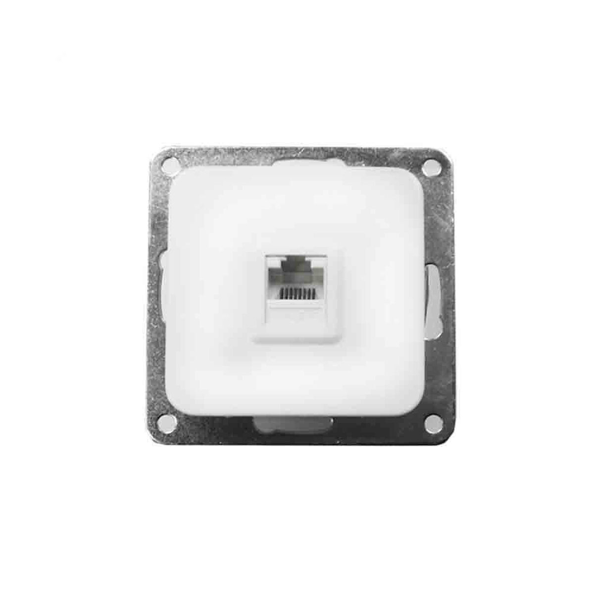 Koppling RJ45 EDM 65308 term Vit Termoplast Inbäddad, inbyggd 7 x 7 x 4 cm - 3