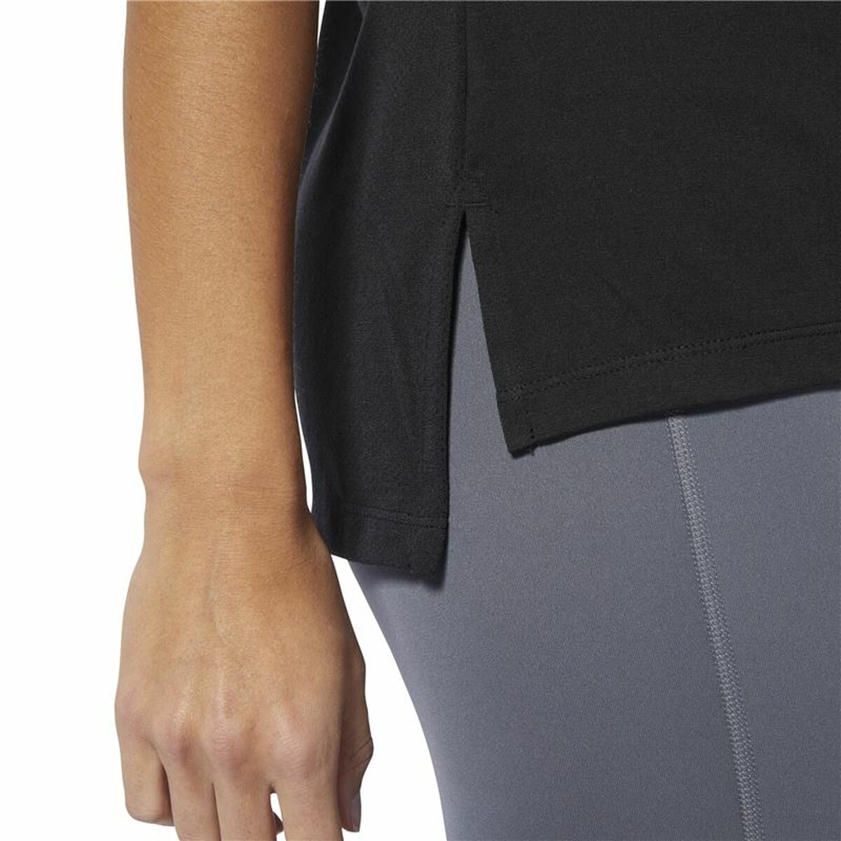 T-shirt med kortärm Dam Reebok Wor Supremium Detail Svart - 3