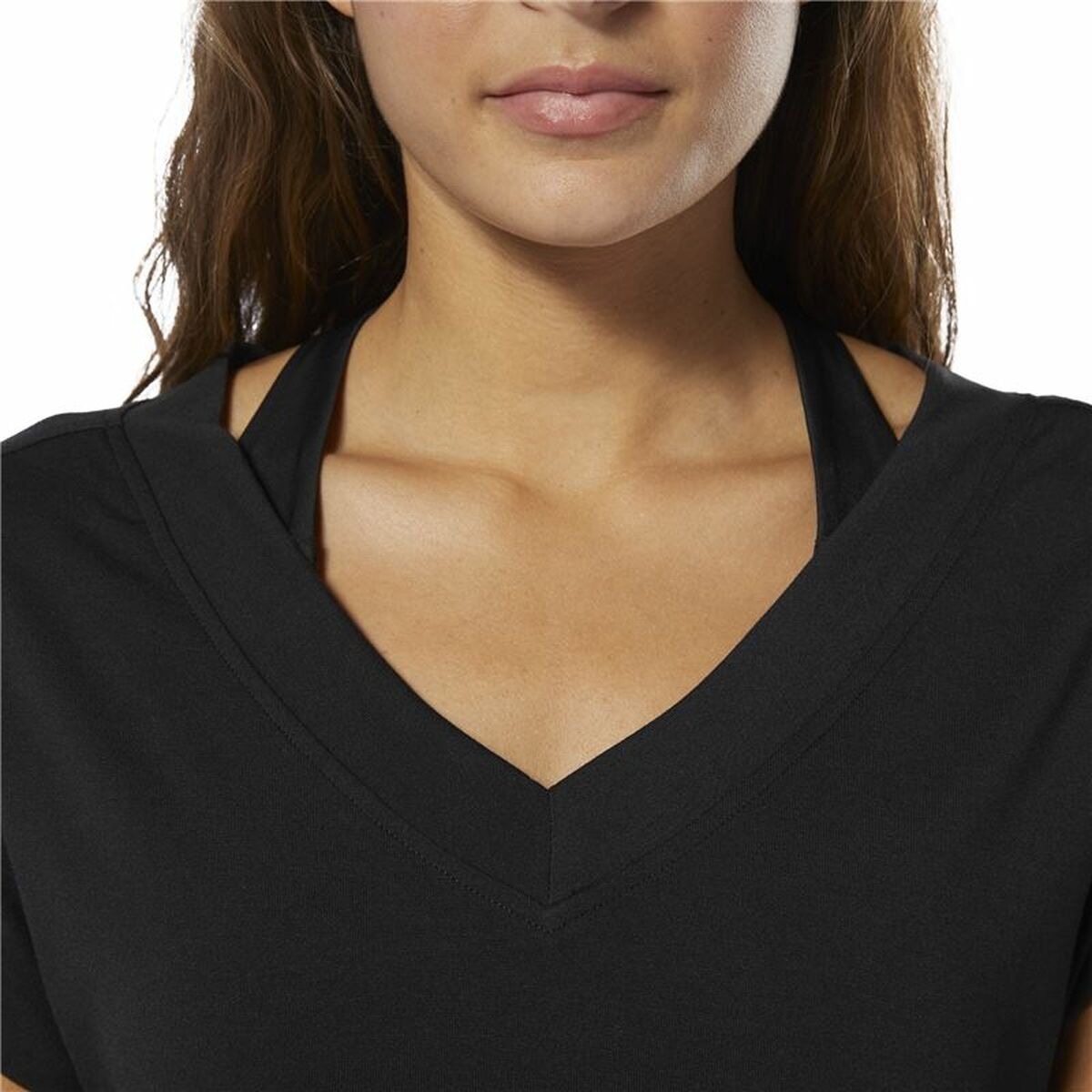 T-shirt med kortärm Dam Reebok Wor Supremium Detail Svart - 20