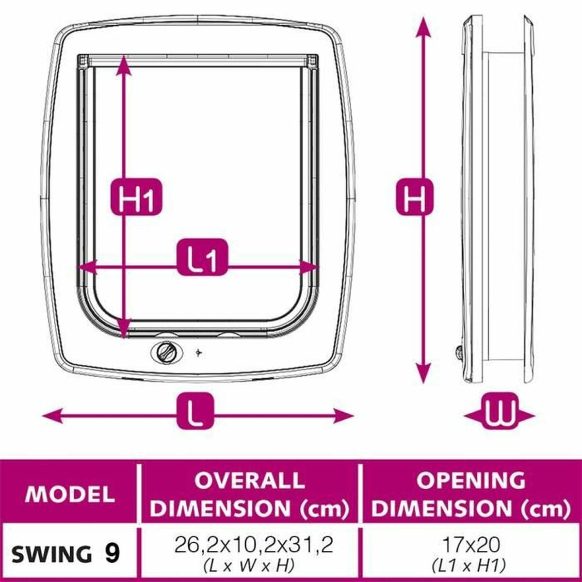 Reservdelar Ferplast Swing 9 26,2 x 10,2 x 31,2 cm - 4