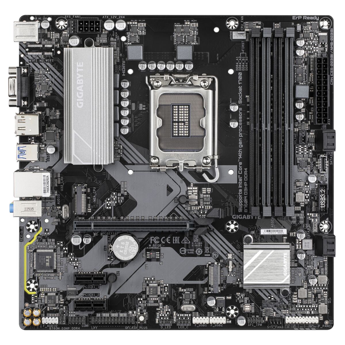 Moderkort Gigabyte B760M D3HP DDR4 1.0 INTEL B760 EXPRESS LGA 1700 - 2