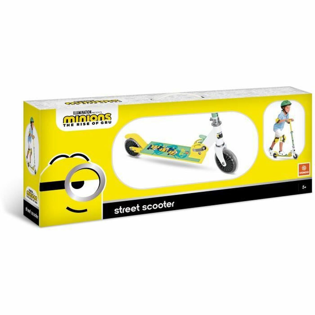 Sparkcykel MINIONS Mondo 28132 Barn Blå Multicolour - 5