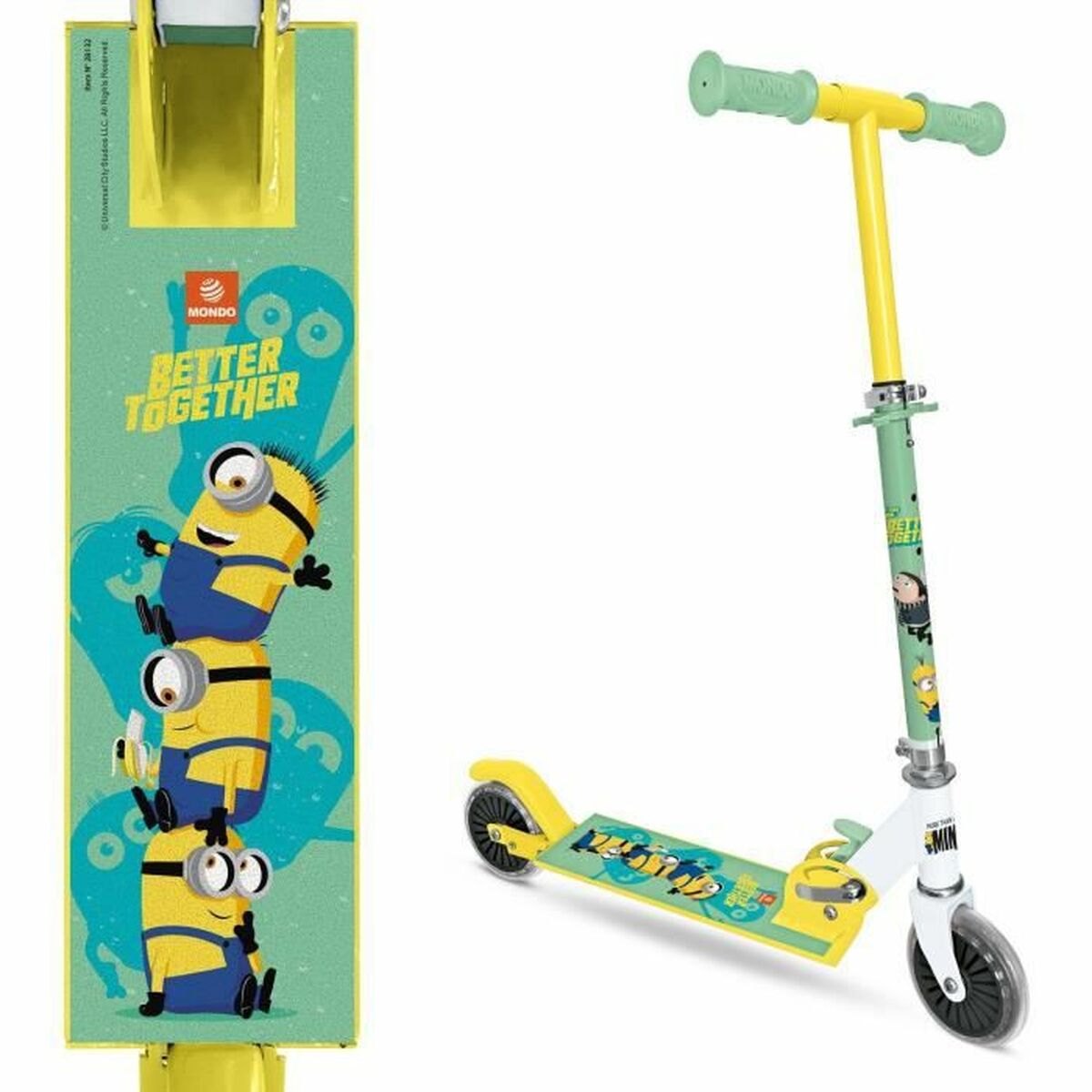 Sparkcykel MINIONS Mondo 28132 Barn Blå Multicolour - 3