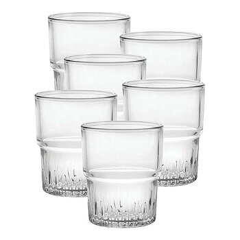 Glasset Duralex 1013AB06 Transparent Glas 160 ml Stapelbara 6 Delar (6 antal) (6 pcs)