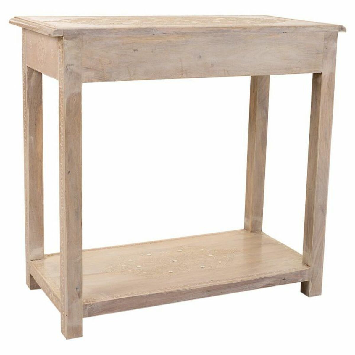 Hallmöbel med lådor Alexandra House Living Vit Naturell 40 x 76 x 135 cm - 7