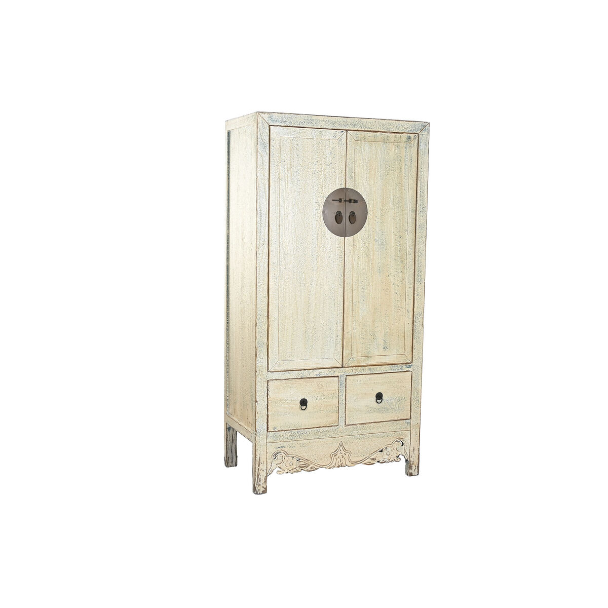 Skåp Home ESPRIT Dvobarvna Metall Gran 88 x 52 x 180 cm