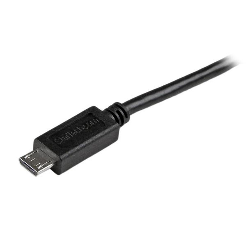 USB-kabel till mikro-USB Startech USBAUB1MBK           Svart - 2