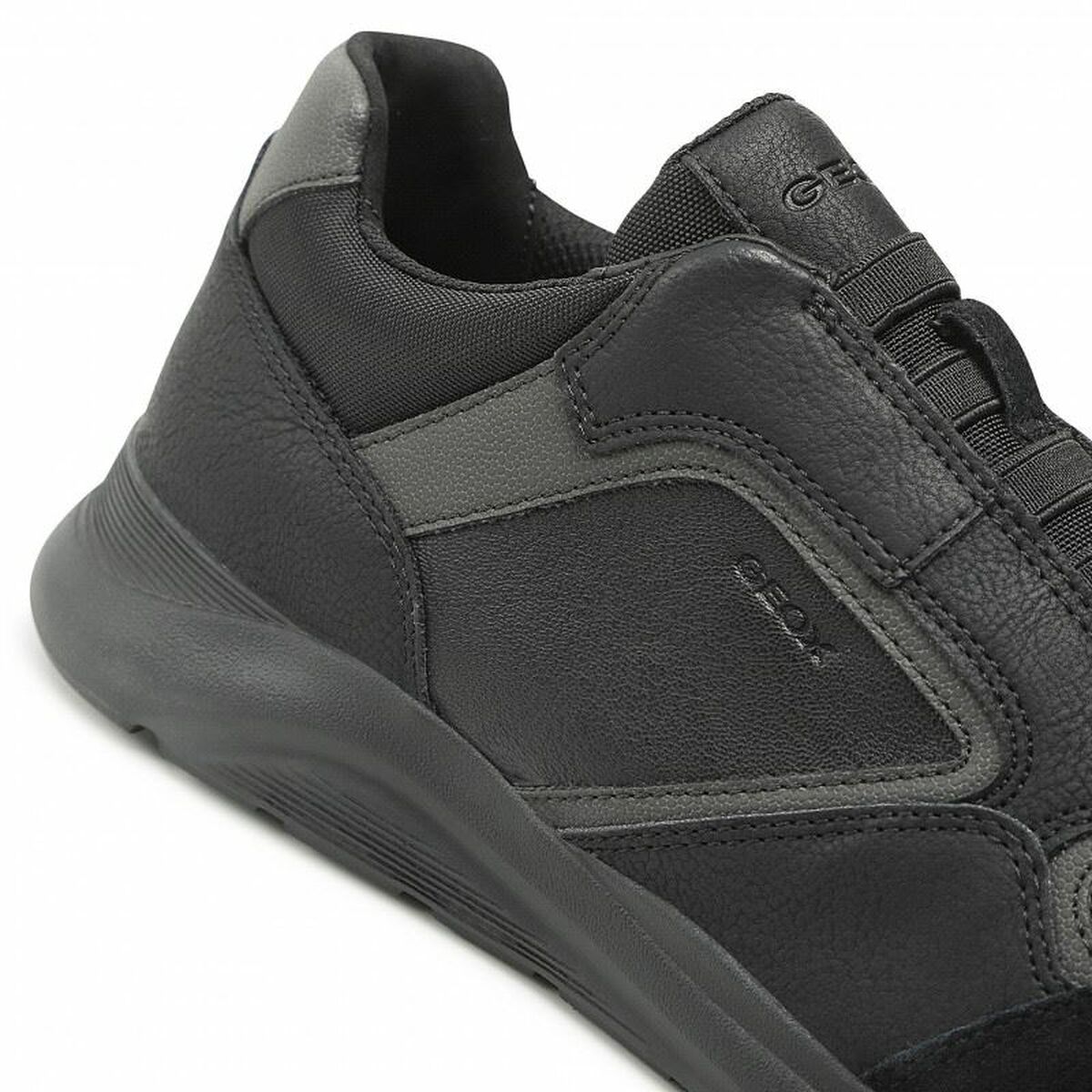 Sportskor Casual Herr Geox Damiano Svart - 3