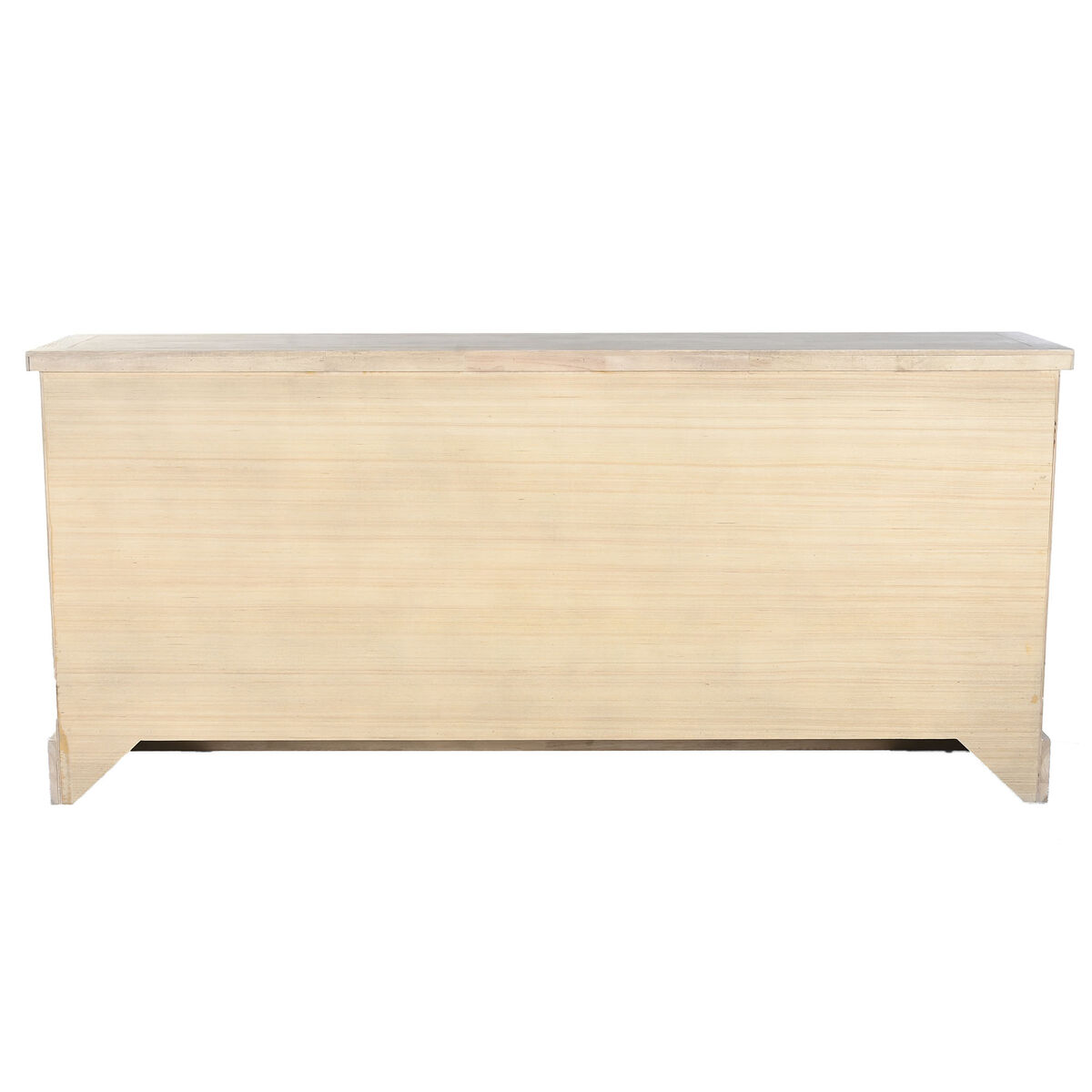 Skänk Home ESPRIT Naturell Trä Glas 180 x 40 x 82 cm - 3