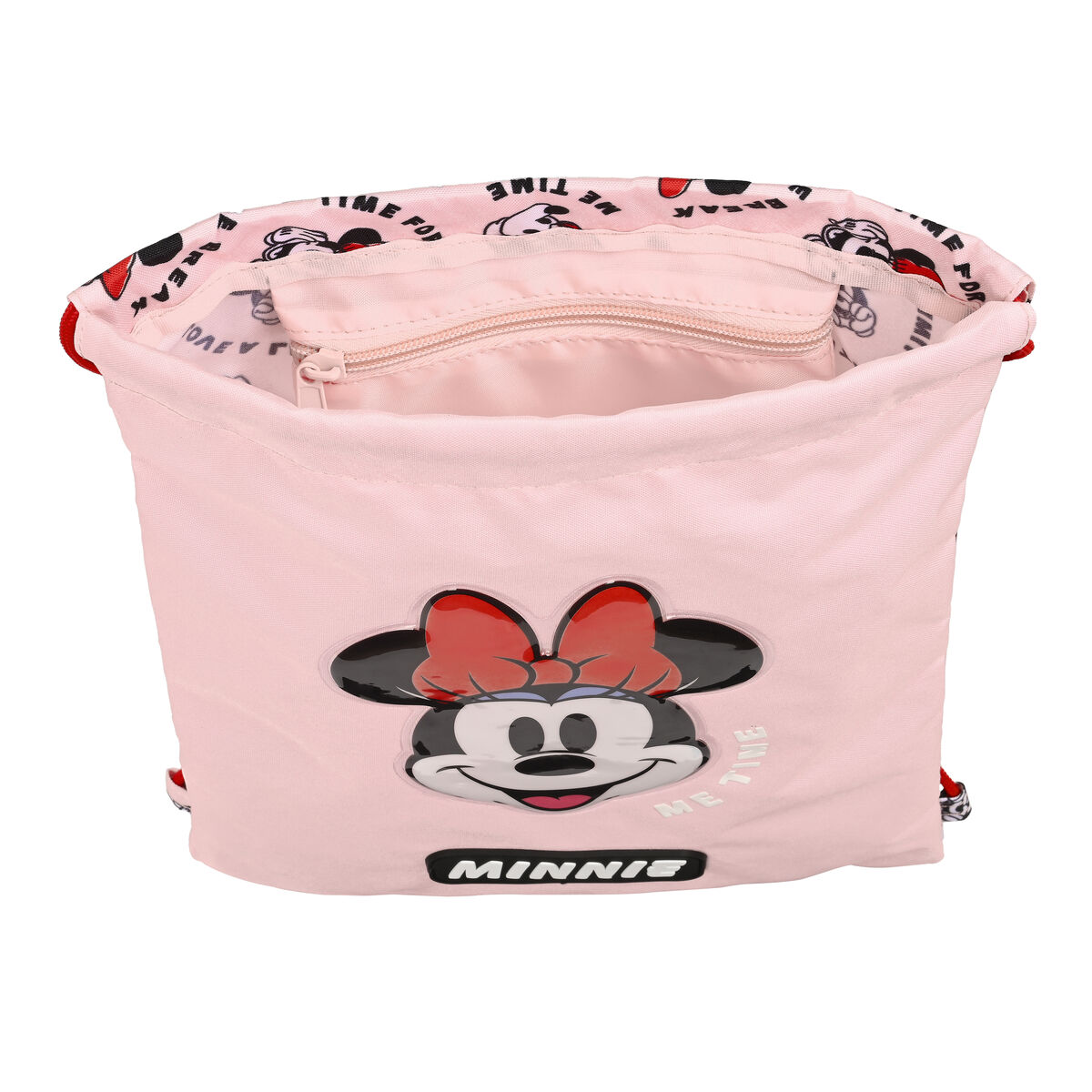 Skopåse med remmar Minnie Mouse Me time Rosa (26 x 34 x 1 cm) - 4