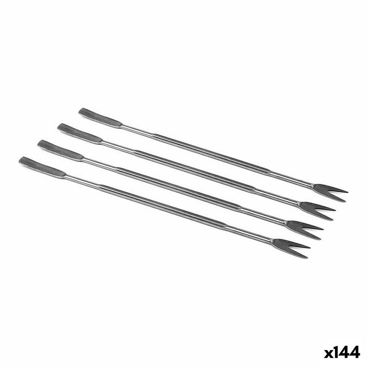 Skaldjursspett Rostfritt stål Silvrig (4 pcs)