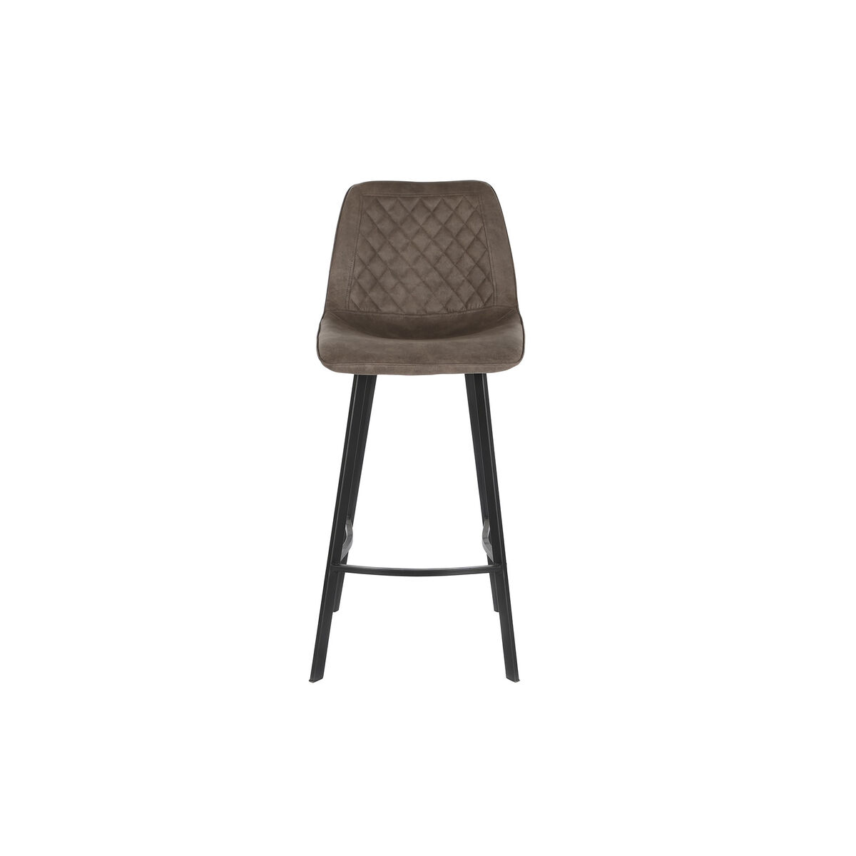 Sittpall DKD Home Decor Svart Kamel Metall 56 x 49 x 110 cm - 3