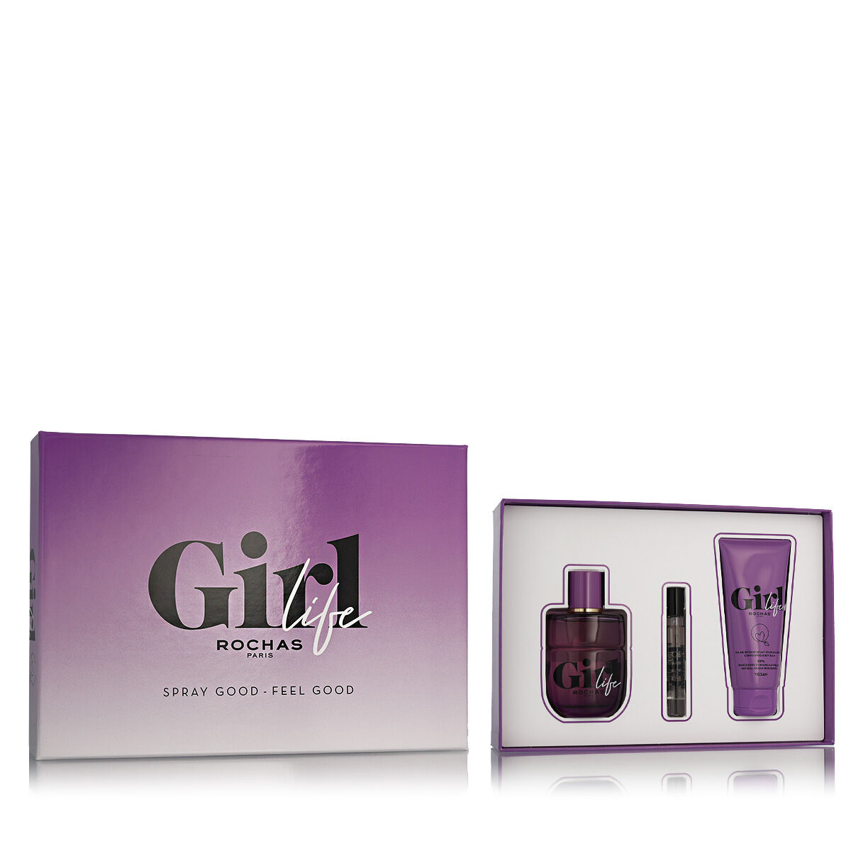 Parfym Damer Rochas Girl Life EDP 3 Delar