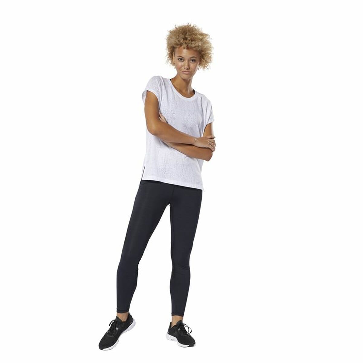 Ärmlös sporttröja Dam Reebok Burnout Vit - 18