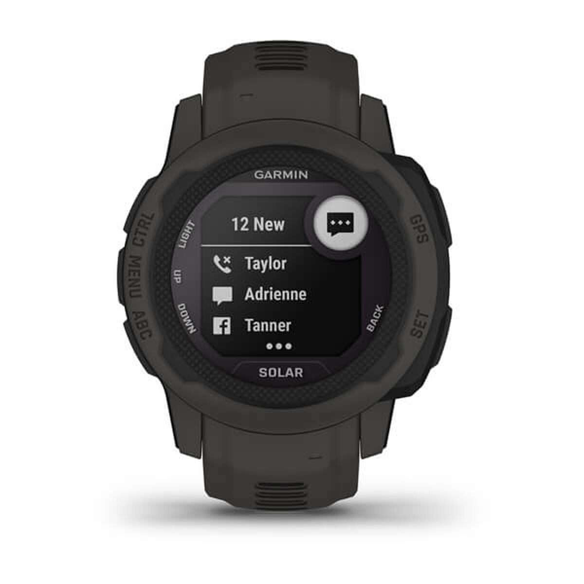 Smartklocka GARMIN Instinct 2 Solar Mörkgrå 0,79" Svart Grafit - 9