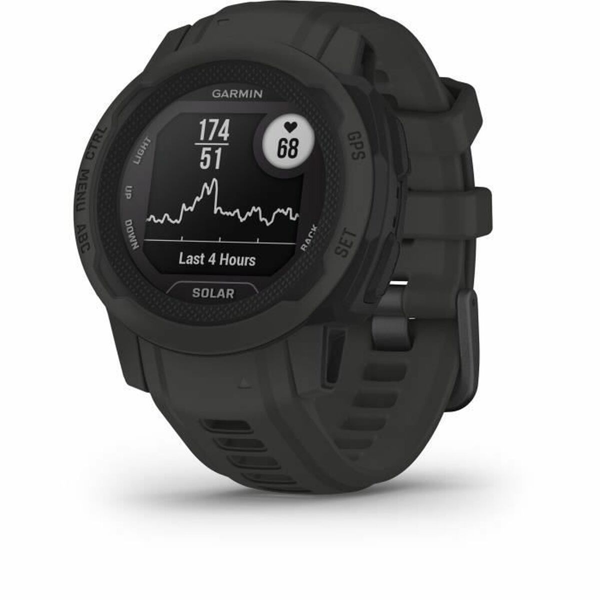 Smartklocka GARMIN Instinct 2 Solar Mörkgrå 0,79" Svart Grafit - 11