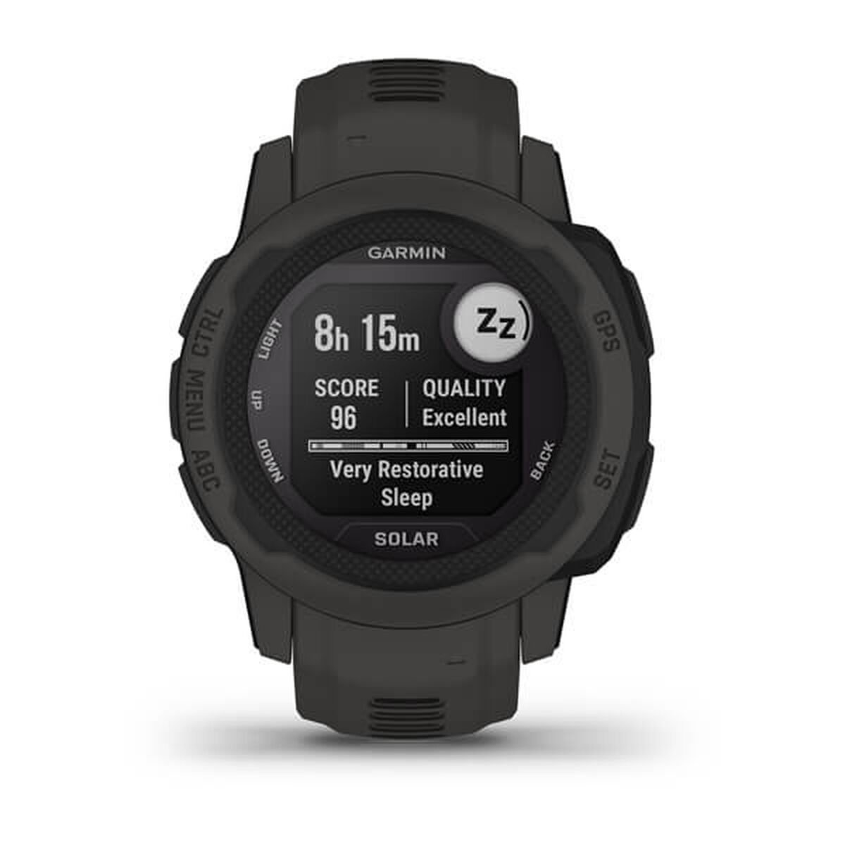 Smartklocka GARMIN Instinct 2 Solar Mörkgrå 0,79" Svart Grafit - 8