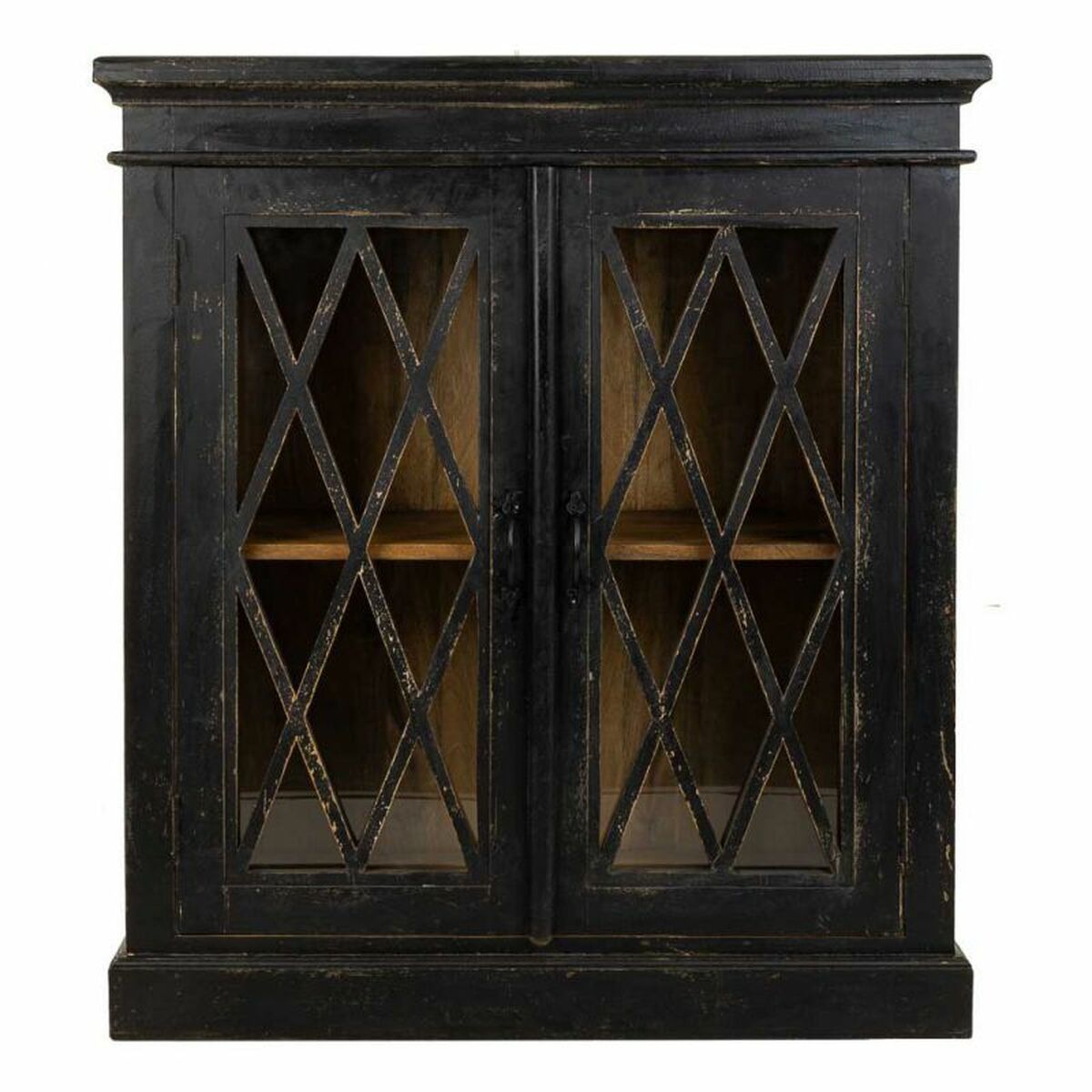 Mottagare Alexandra House Living Svart 40 x 100 x 90 cm - 4