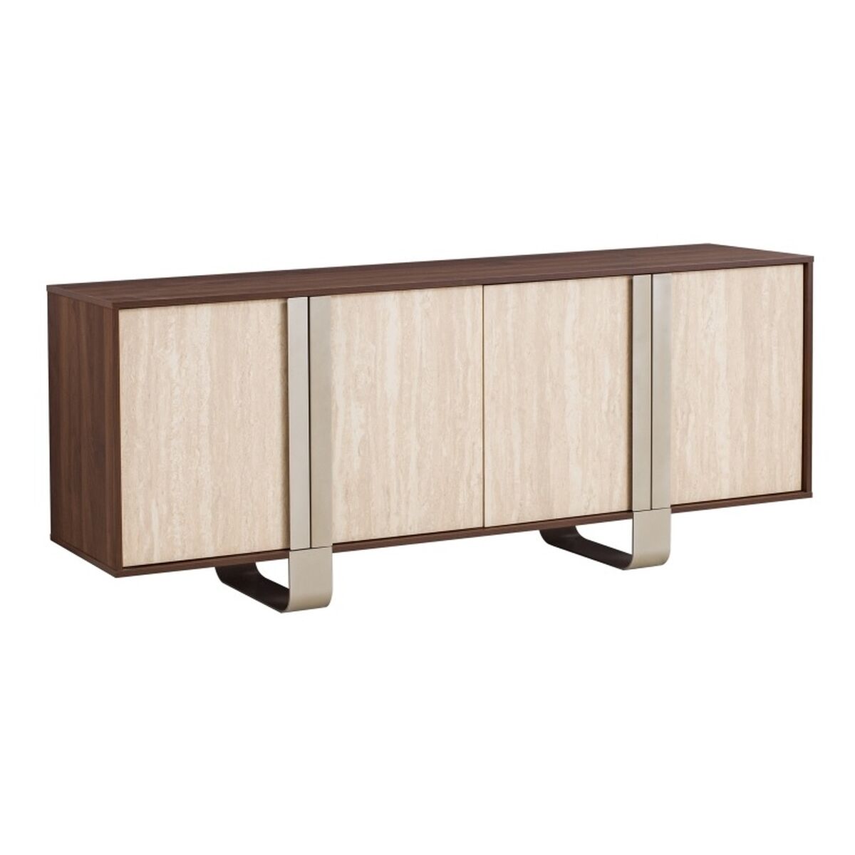 Skänk Home ESPRIT Metall Trä MDF