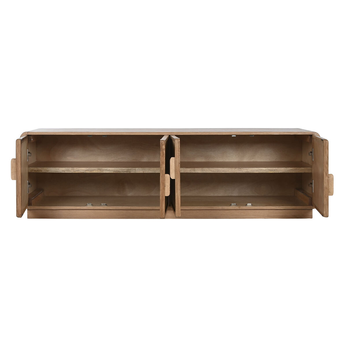 TV-möbler Home ESPRIT Naturell Rattan Tölgy 157 x 40 x 46 cm - 4