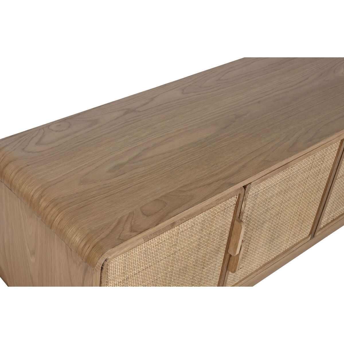 TV-möbler Home ESPRIT Naturell Rattan Tölgy 157 x 40 x 46 cm - 3