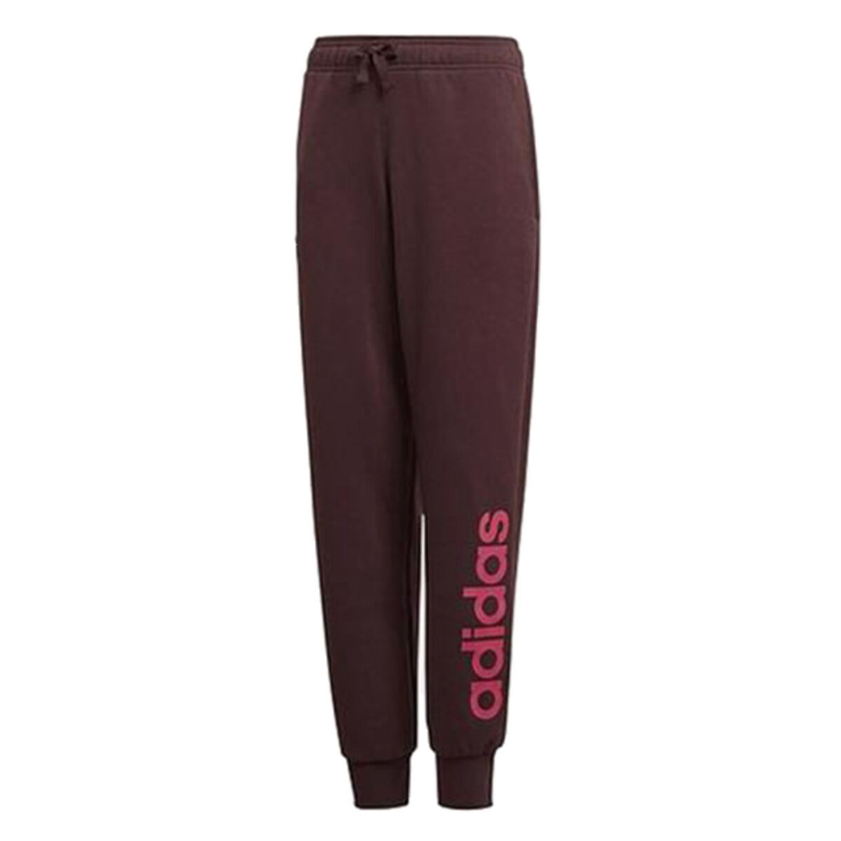 Nederdel träningsoverall för barn Adidas YG Linear Röd (Storlek 14-16 år EU - 170 UK) - 9