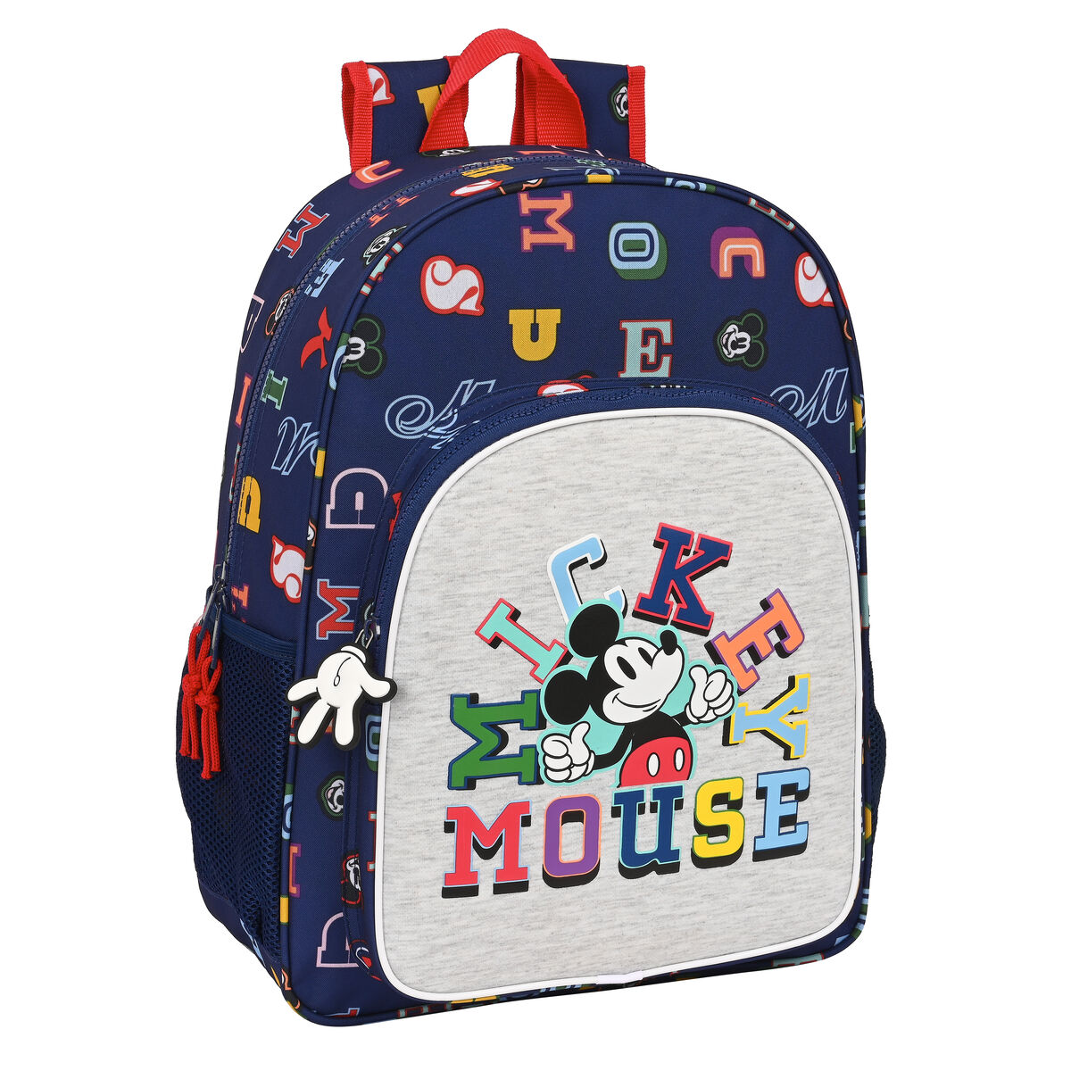 Skolryggsäck Mickey Mouse Clubhouse Only one Marinblå 33 x 42 x 14 cm - 4