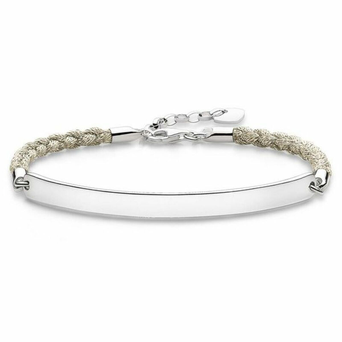 Damarmband Thomas Sabo LBA0029-173-19 Silvrig Vit 15-18 cm 19,5 cm - 2