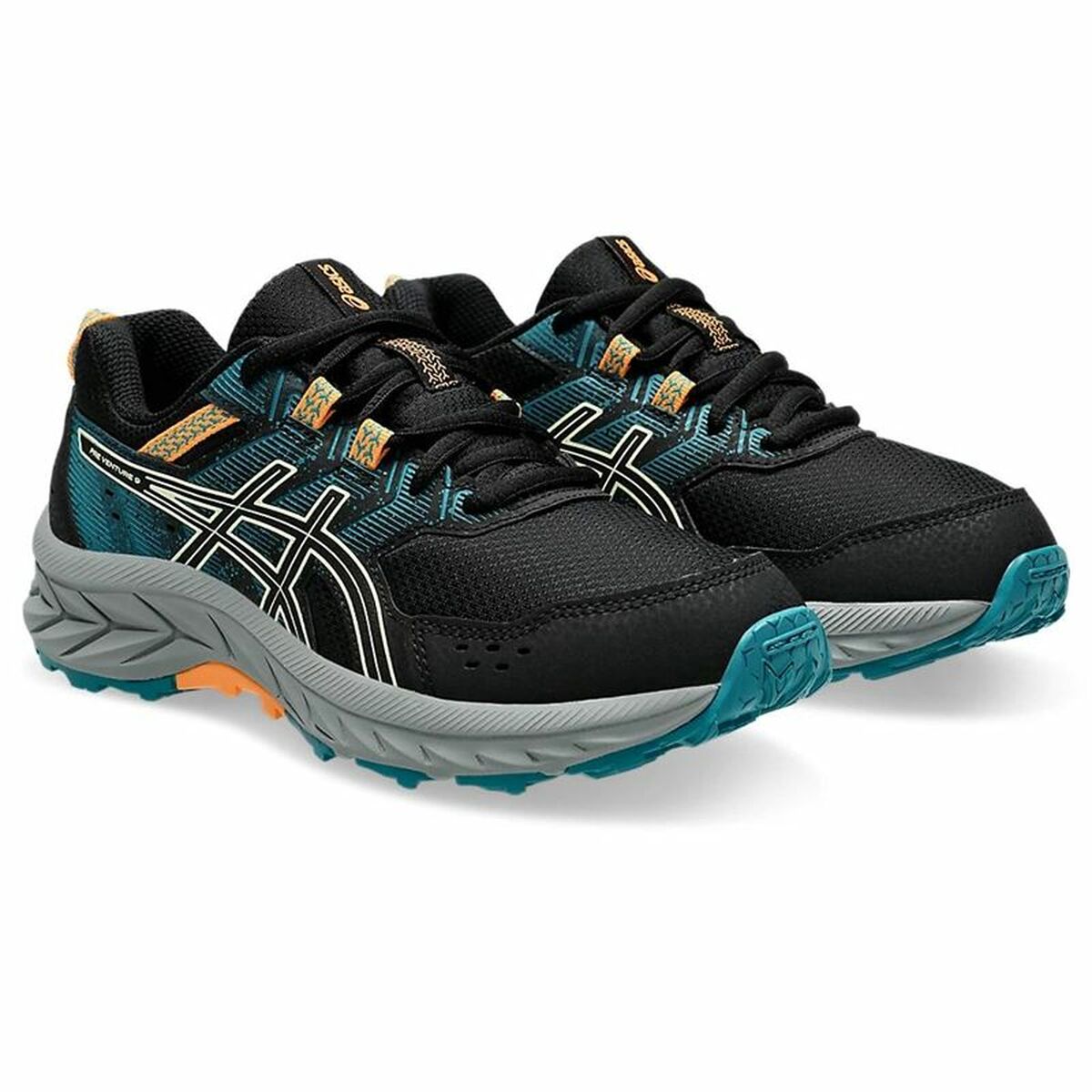 Sportskor för barn Asics Pre Venture 9 GS Blå Svart - 5