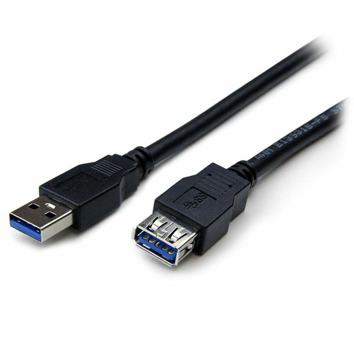 USB-kabel Startech USB3SEXT2MBK         Svart - 7
