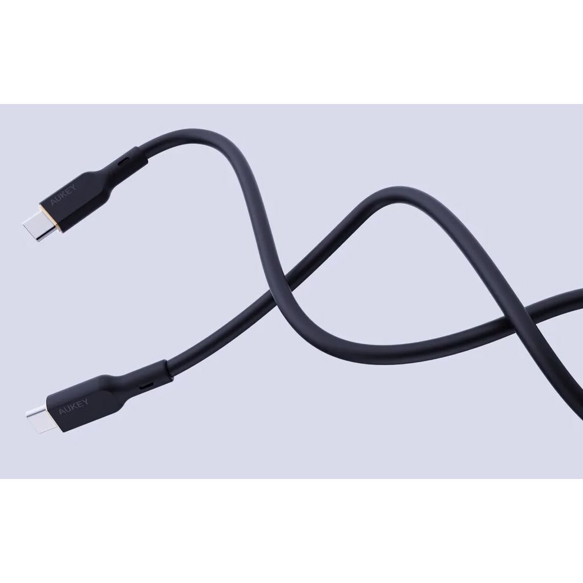 USB-C till USB-C Kabel Aukey CB-SCC101 Svart 1 m - 4