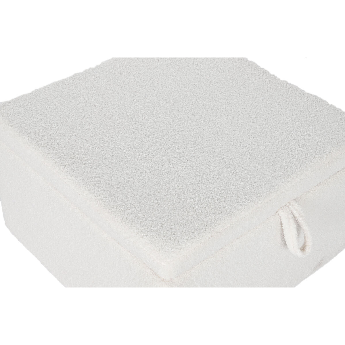 Sittpall Home ESPRIT Vit Polyester Trä MDF 60 x 60 x 36 cm - 8