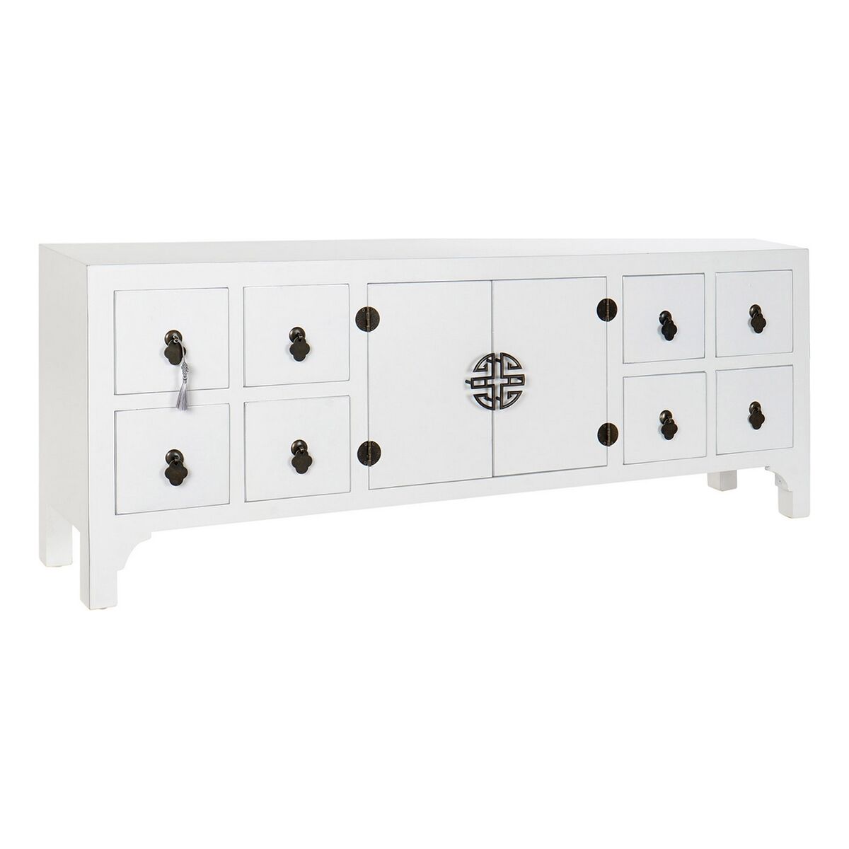 TV-bänk med lådor DKD Home Decor Gran Trä MDF (130 x 24 x 51 cm)