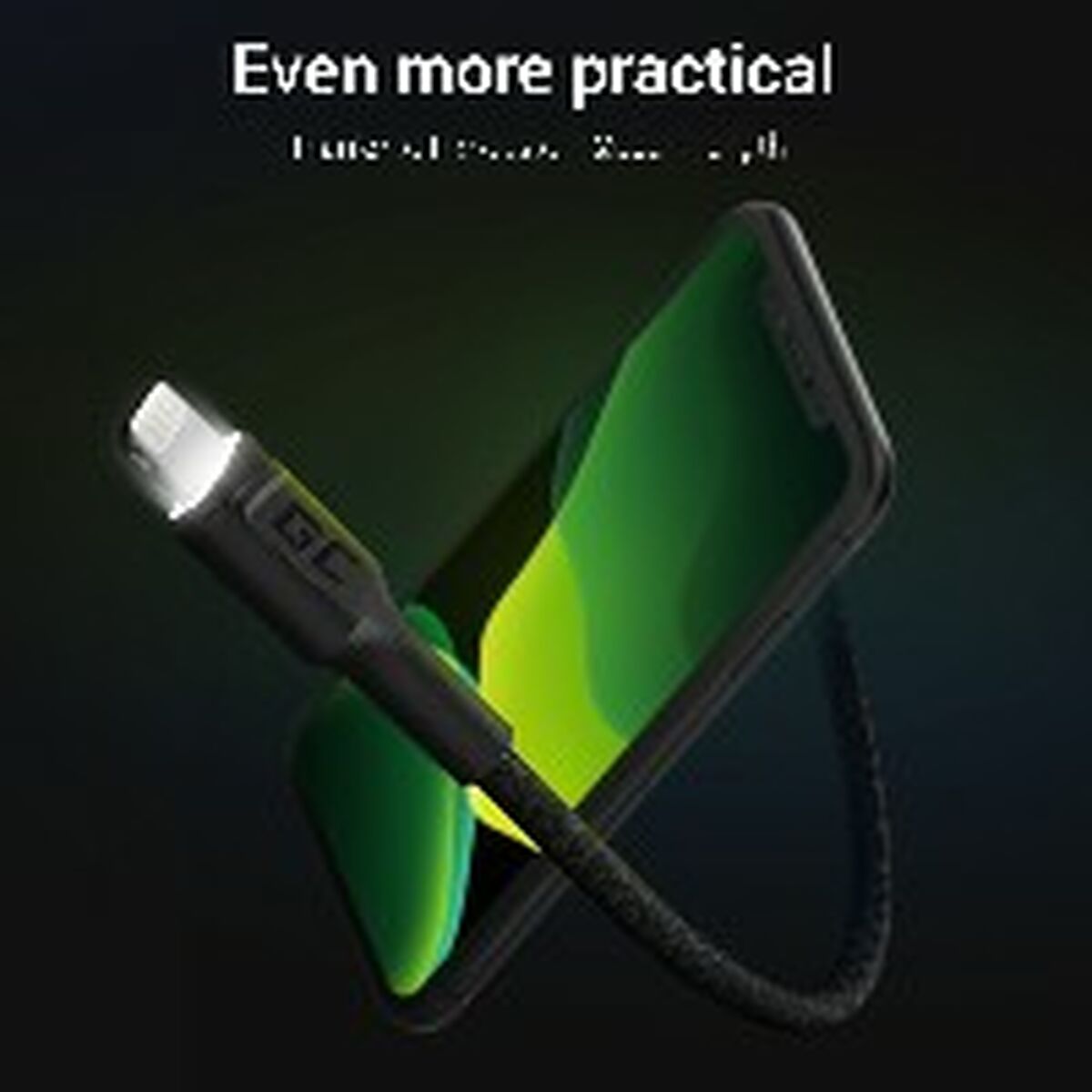Kabel Lightning Green Cell KABGC12 Svart 2 m - 6